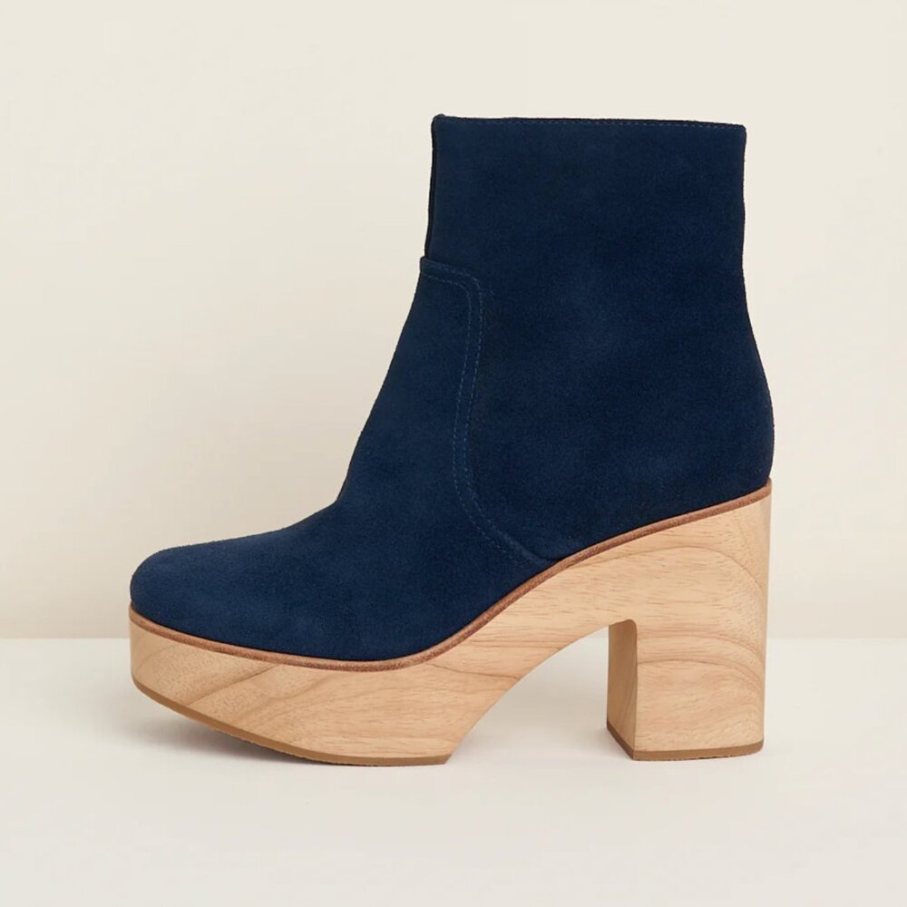 Paz Clog Boot in Navy